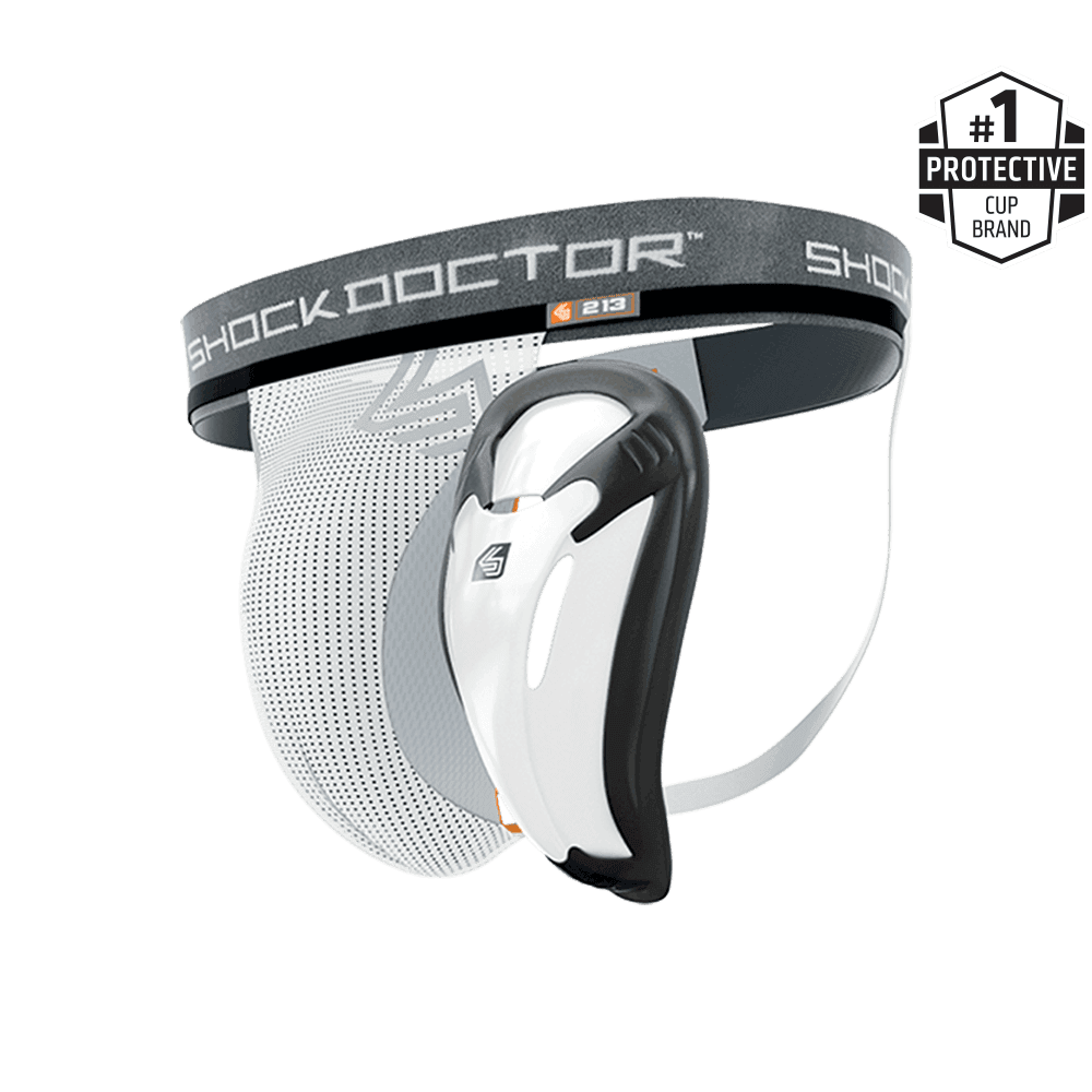 Conchiglia uomo Bioflex Shock Doctor con sospensorio per sport da combattimento, Boxe, KIckboxing, Muay Thai, MMA, difesa personale e arti marziali