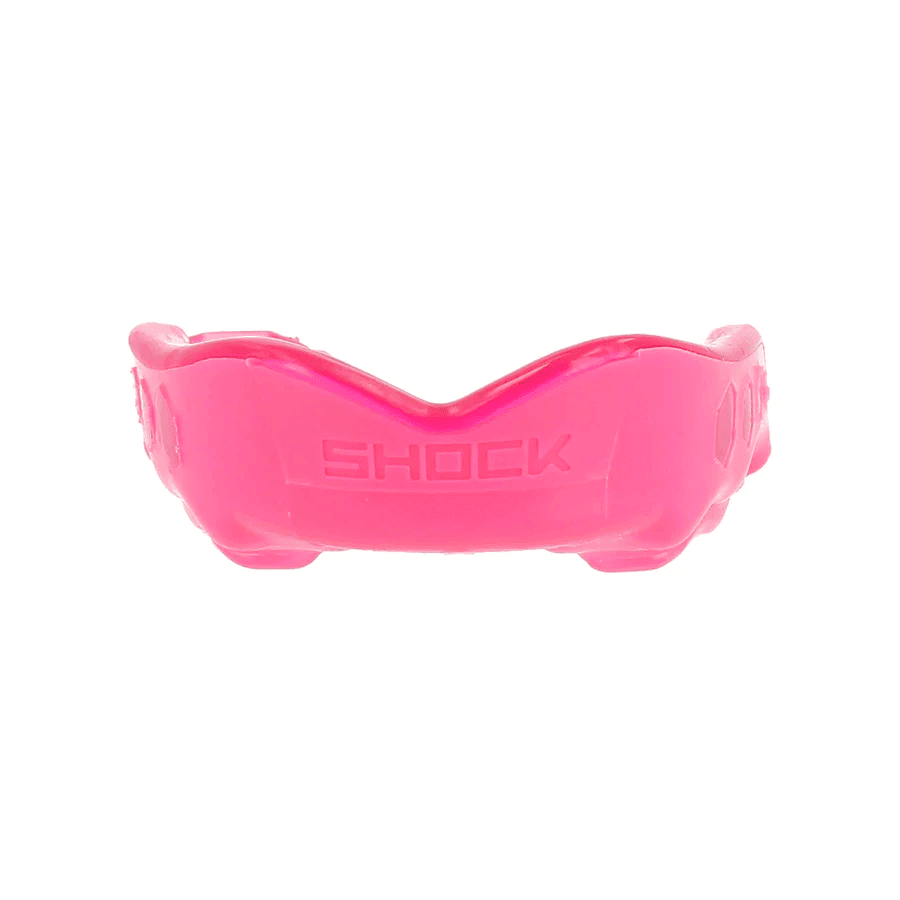 Paradenti Shock Doctor GEL MAX Fucsia per Sport da combattimento, Muay Thai, Boxe, MMA, Kickboxing, BJJ, Grappling.
