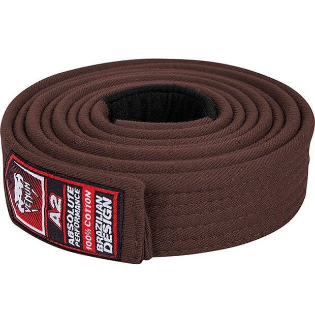 Cintura brazilian jiu jitsu marrone Venum per bjj omologata IBJJF, FIGMMA, UIBJJ