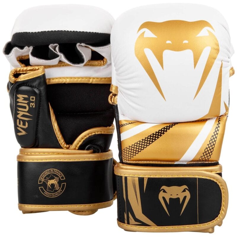 Guanti MMA 8oz Venum Challenger 3.0 Bianco/Oro