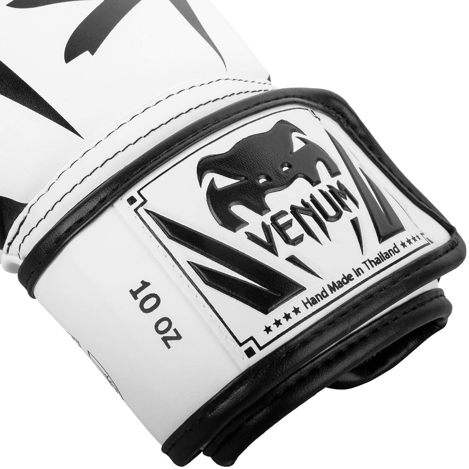 Guantoni Venum Elite Bianco/Nero per Muay Thai, Pugilato e Kickboxing