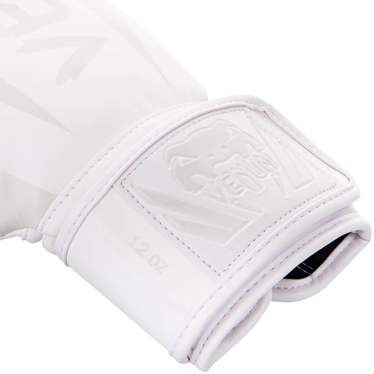 Guantoni Venum Elite Bianco per Muay Thai, Pugilato e Kickboxing