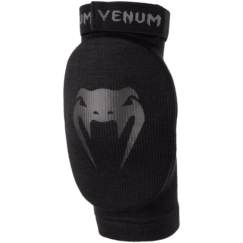 Gomitiere Muay Thai Venum nero per match e allenamenti di Muay Thai, MMA, semi-contact
