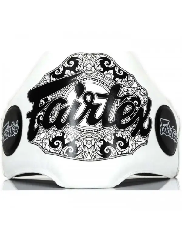 Cinturone Maestro Fairtex Champion Belt Bianco BPV2 per Coach e Trainer di Muay Thai, Kick boxing, Boxe ed MMA.