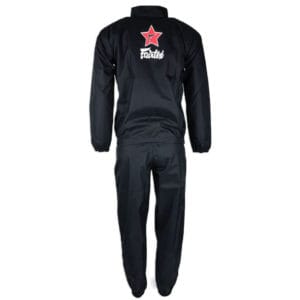 Tuta sauna suit completa per calopeso pre-match o warm up per Muay Thai, Kickboxing, Boxe, MMA giacca + pantalone