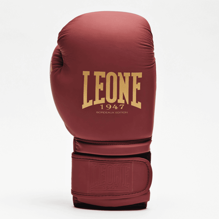 Guantoni Boxe Bordeaux Edition Leone1947 per allenamenti di Boxe, Kicboxing e Muay Thai