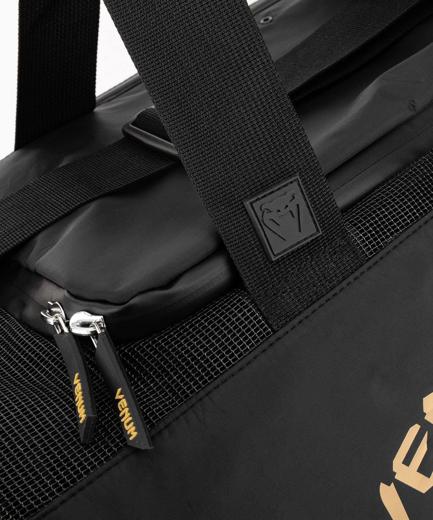 Borsone sportivo Venum Trainer Lite Evo Nero/Oro per MMA, Grappling, Brazilian Jiu Jitsu, Boxe, Kickboxing, Muay Thai