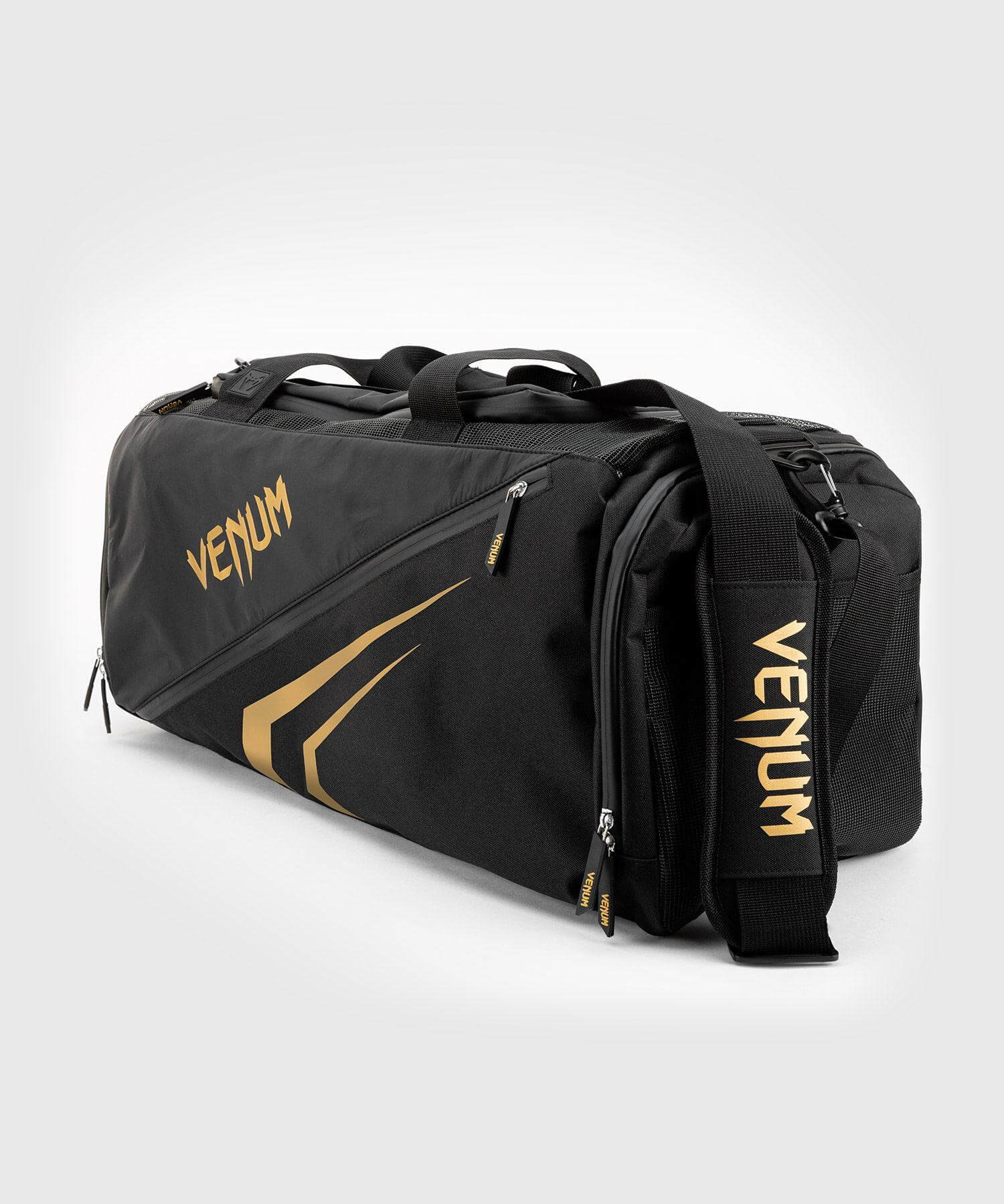 Borsone sportivo Venum Trainer Lite Evo Nero/Oro per MMA, Grappling, Brazilian Jiu Jitsu, Boxe, Kickboxing, Muay Thai