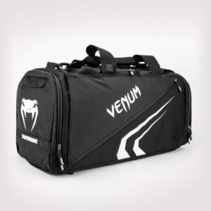 Borsone sportivo Venum Trainer Lite Evo Nero/Bianco per MMA, Grappling, Brazilian Jiu Jitsu, Boxe, Kickboxing, Muay Thai