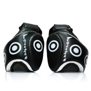 Paracosce Fairtex Extra nero, per allenamento Low kick, Muaythai Kickboxing, MMA