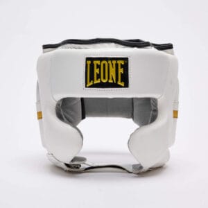 Caschetto Bianco DNA Leone1947 per Sparring di Boxe, Kickboxing, Muaythai ed MMA