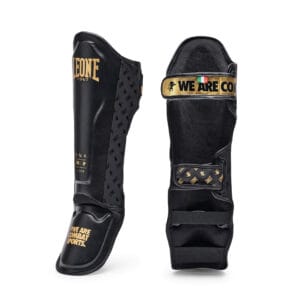 Paratibie Leone1947 DNA Nero e Oro per Kickboxing, MMA, Muay thai e Thaiboxe