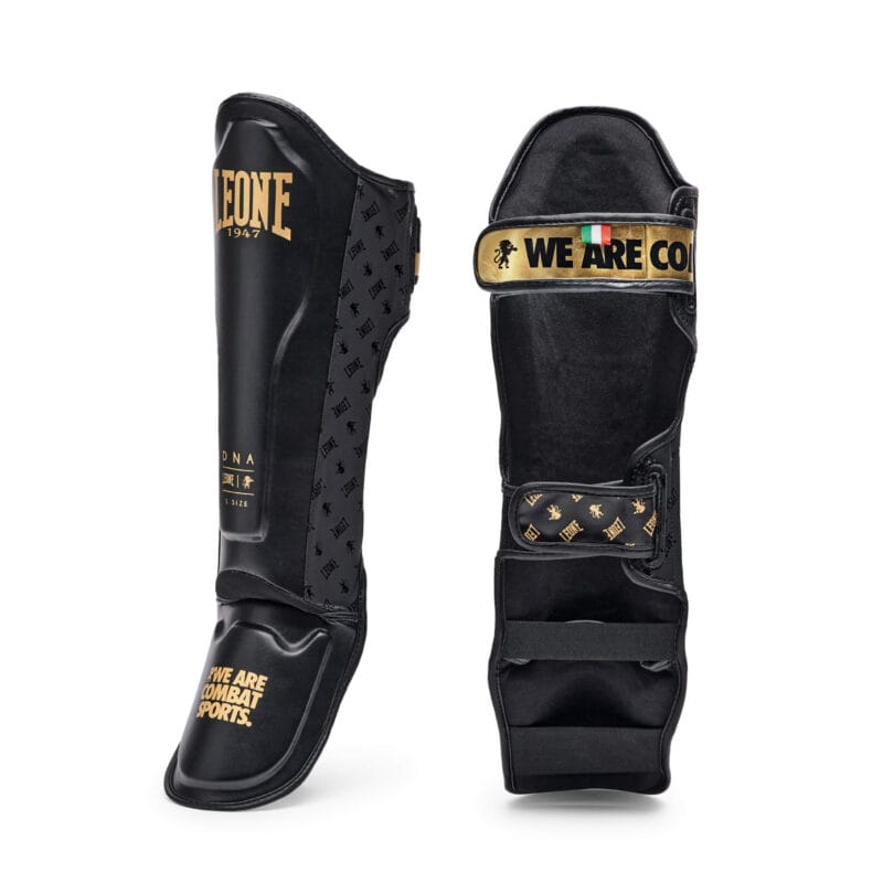 Paratibie Leone1947 DNA Nero e Oro per Kickboxing, MMA, Muay thai e Thaiboxe