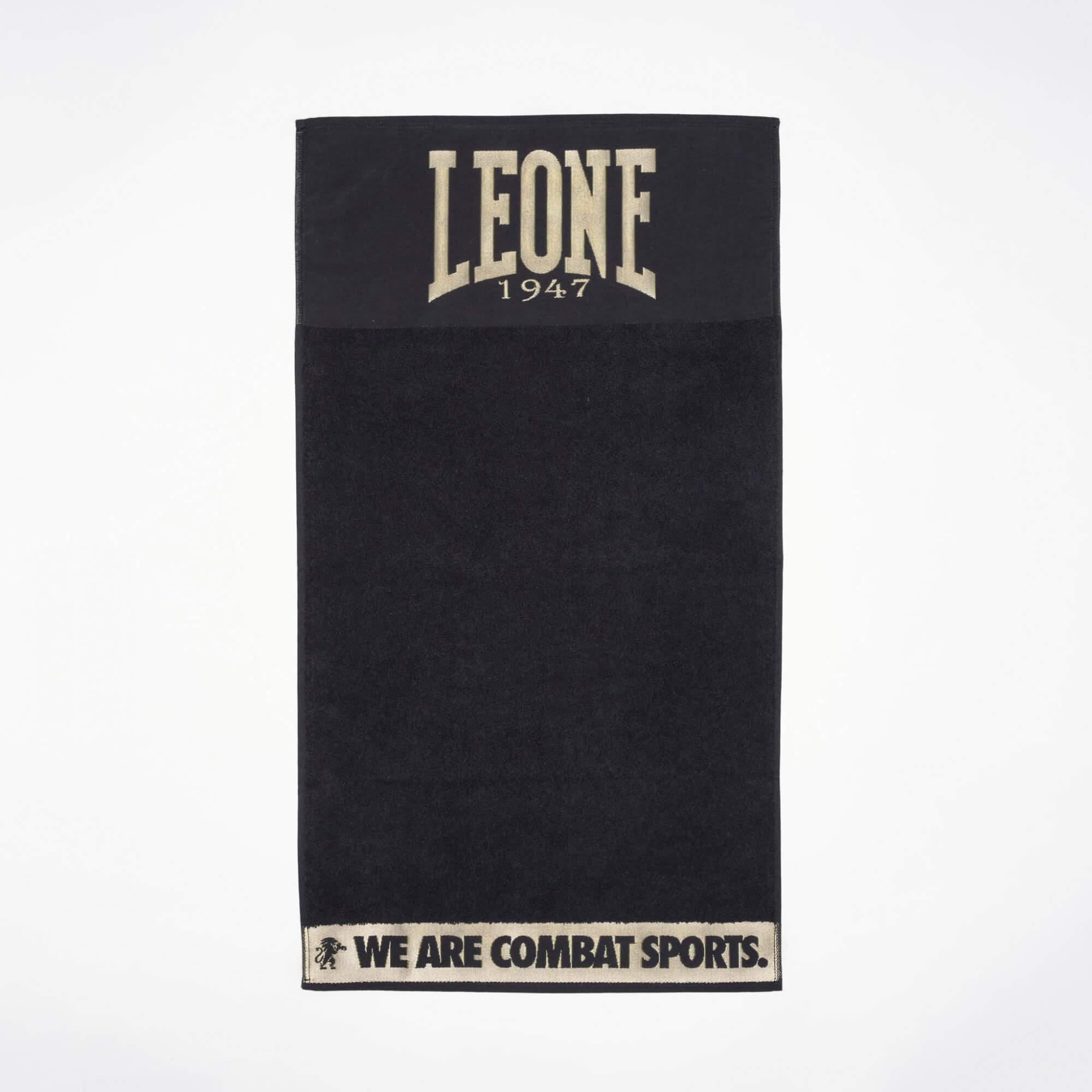 Telo Panca Leone1947 DNA Nero e Oro per allenamenti in Palestra per atleti Boxe , MMA, Grappling, Bjj, Kickboxing, Muaythai