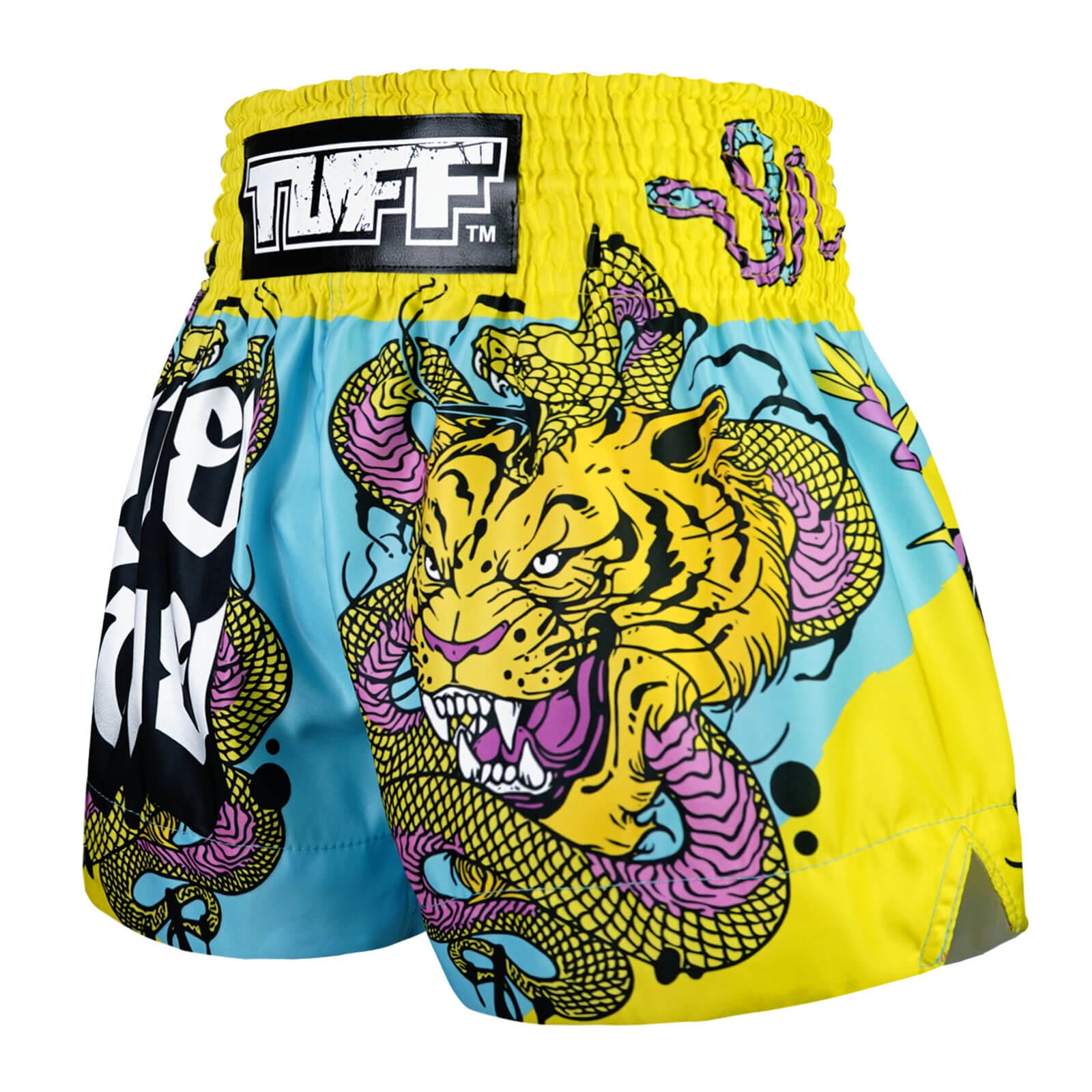 Pantaloncini Muay Thai Tiger and Python TUFF , per allenamenti e match di Muay Thai e Kickboxing