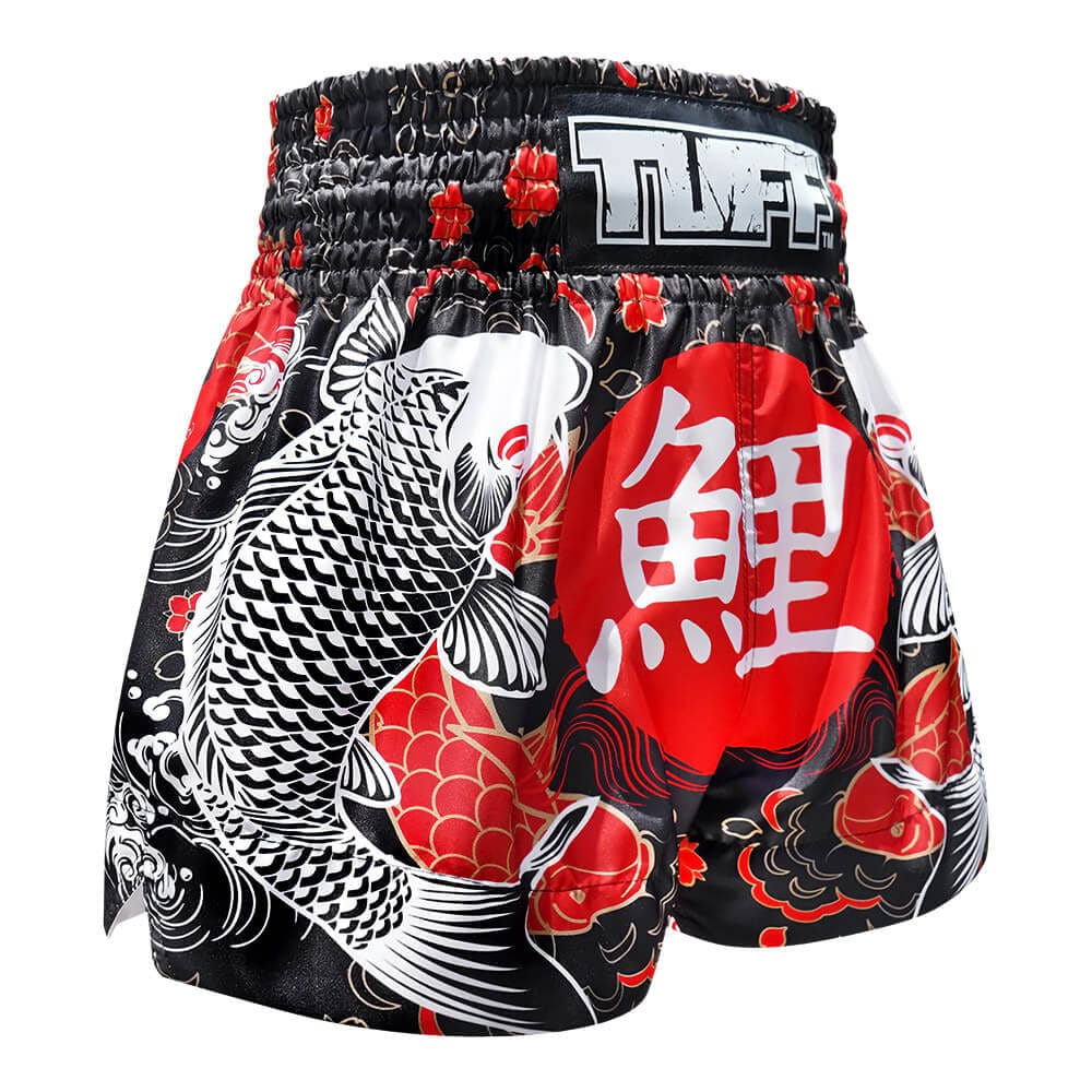 Pantaloncini Muay Thai Koi Fish TUFF , per allenamenti e match di Muay Thai e Kickboxing