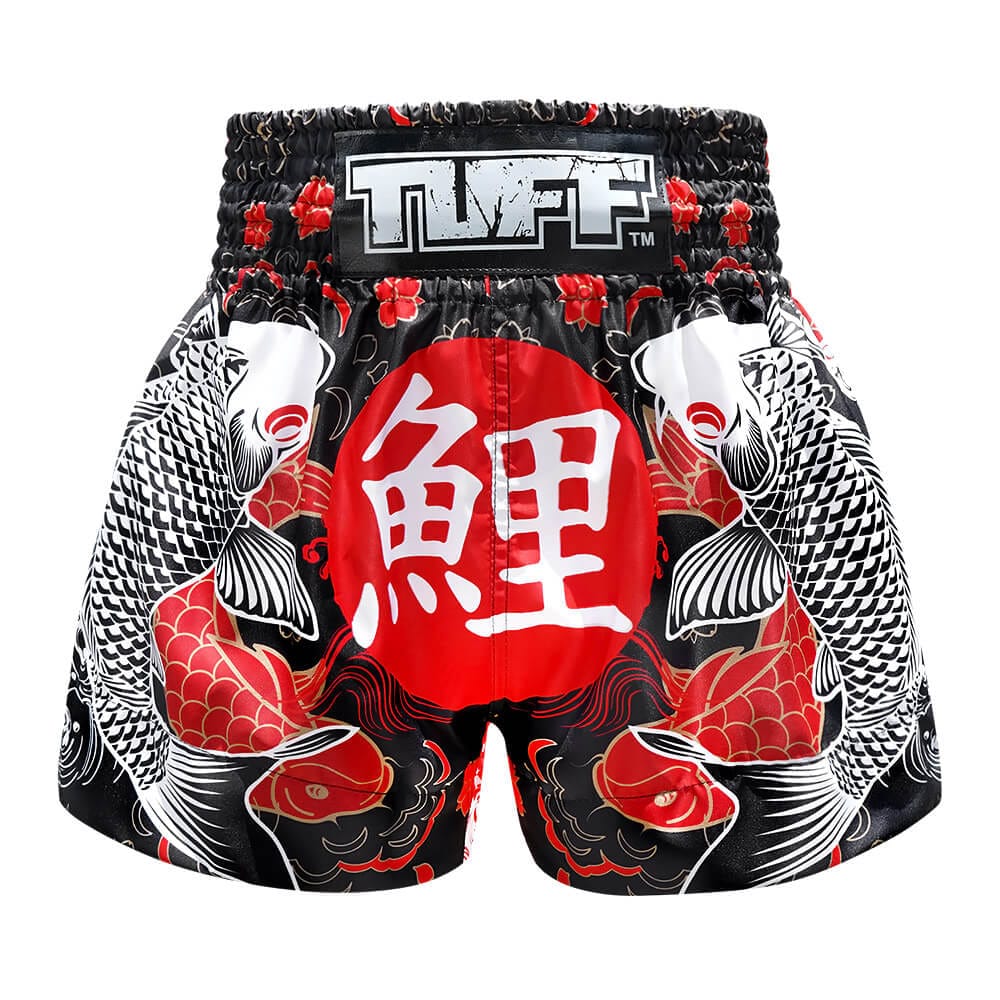 Pantaloncini Muay Thai Koi Fish TUFF , per allenamenti e match di Muay Thai e Kickboxing