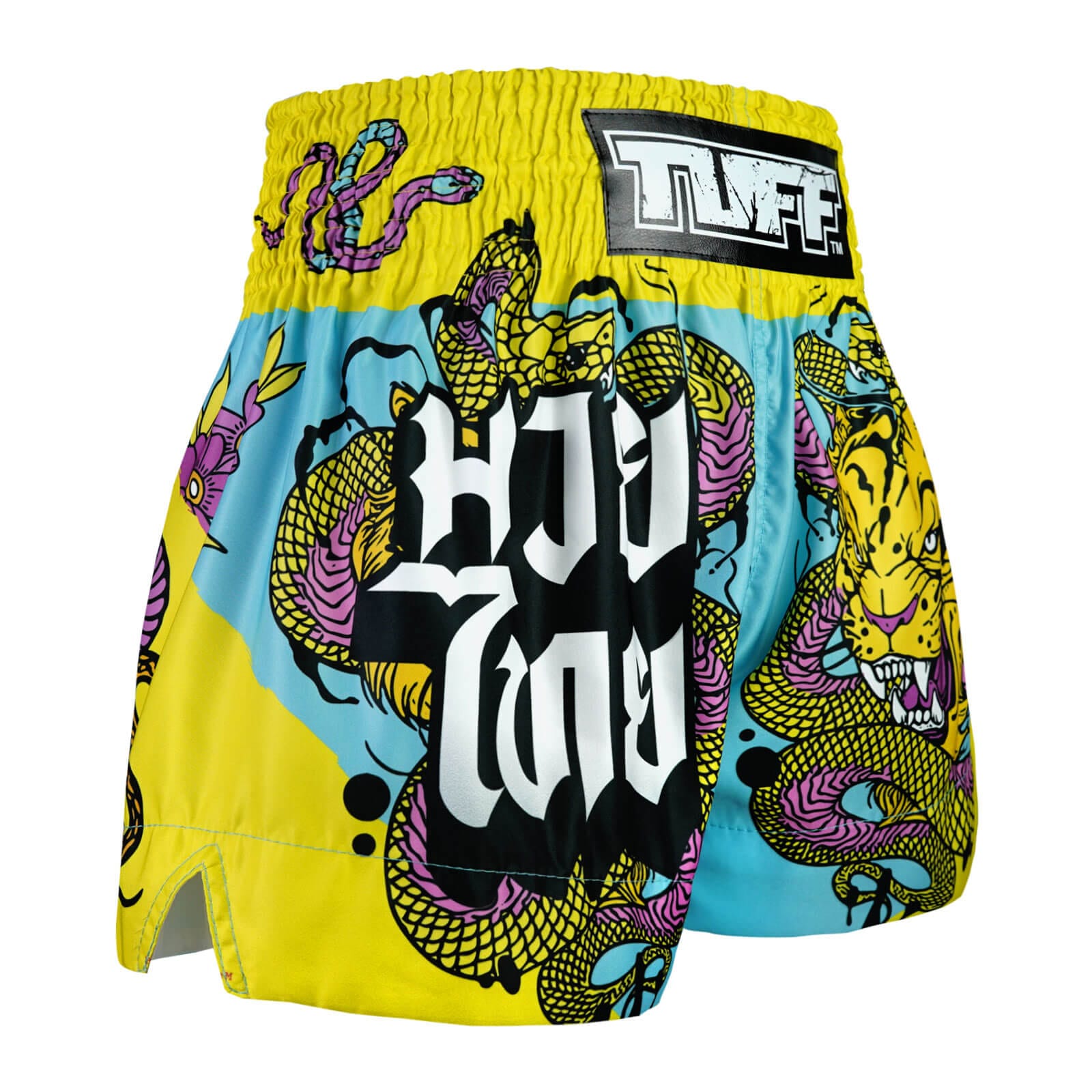 Pantaloncini Muay Thai Tiger and Python TUFF , per allenamenti e match di Muay Thai e Kickboxing