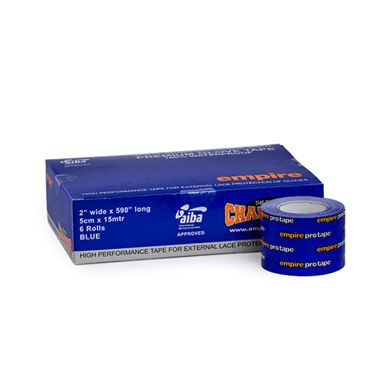 Box Glove Tape Blu Empire Pro Tape 2,5cm x 13m per chiusura guanti MMA, Boxe, Kickboxing e Muay Thai