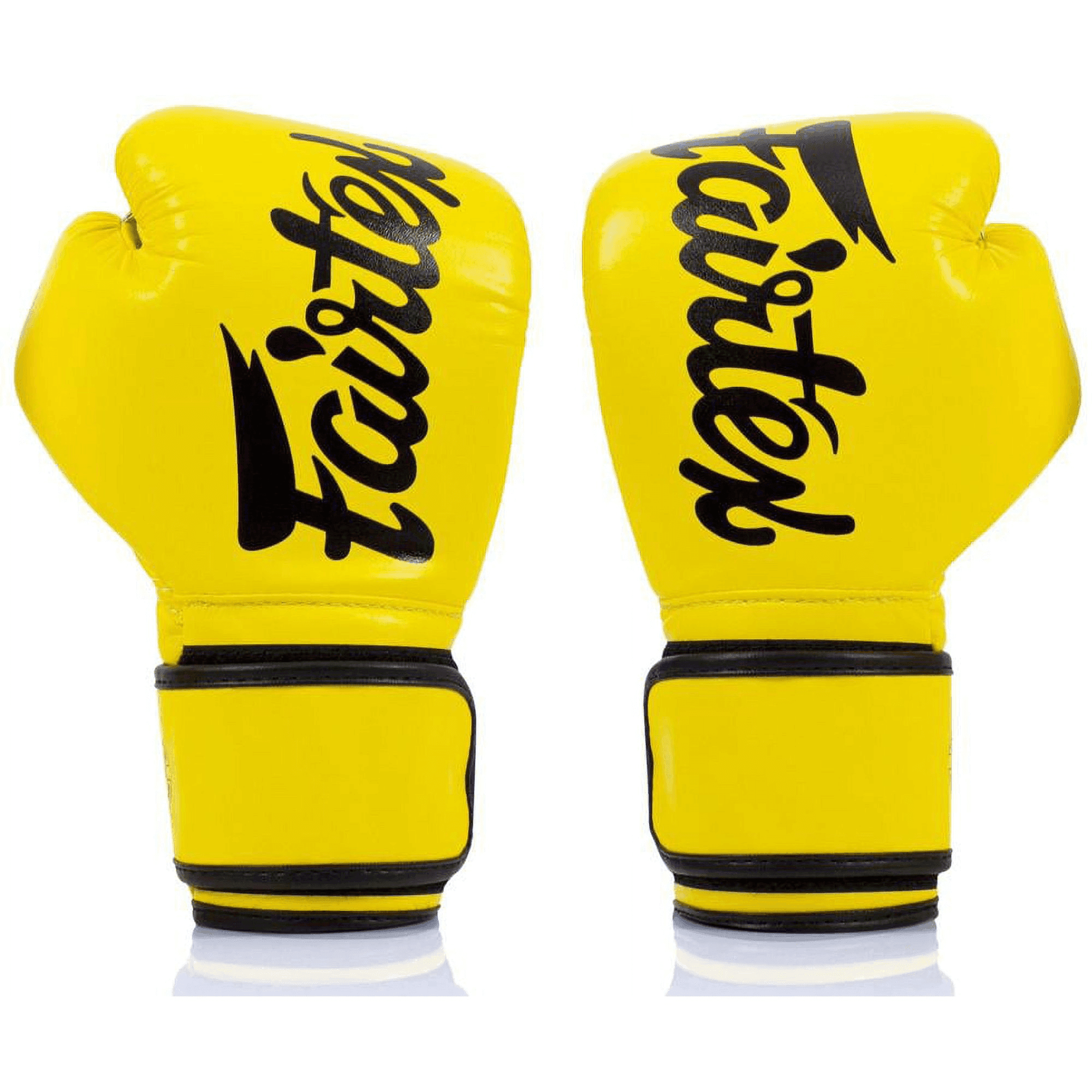 Guantoni Fairtex Microfiber giallo per Boxe , Muay Thai, Kickboxing