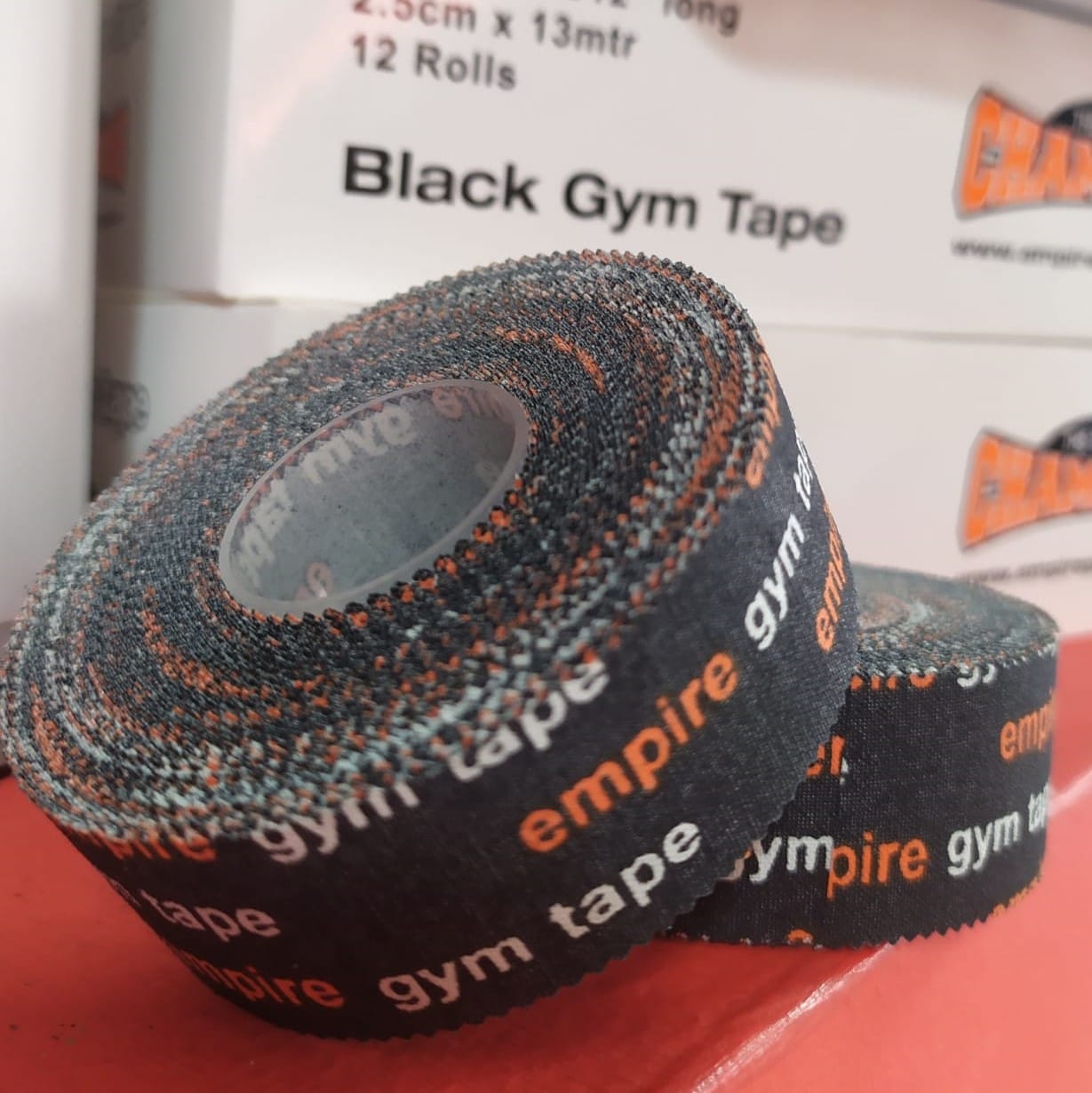 Gym Tape nero Empire Pro Tape 2,5 cm, Boxe, MMA, Kickboxing, Muay Thai