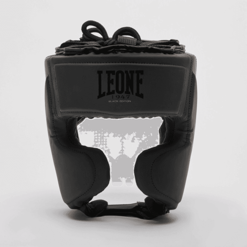 Caschetto Sparring Leone 1947 Black Edition per allenamenti di Boxe, Kickboxing, Muay Thai ed MMA
