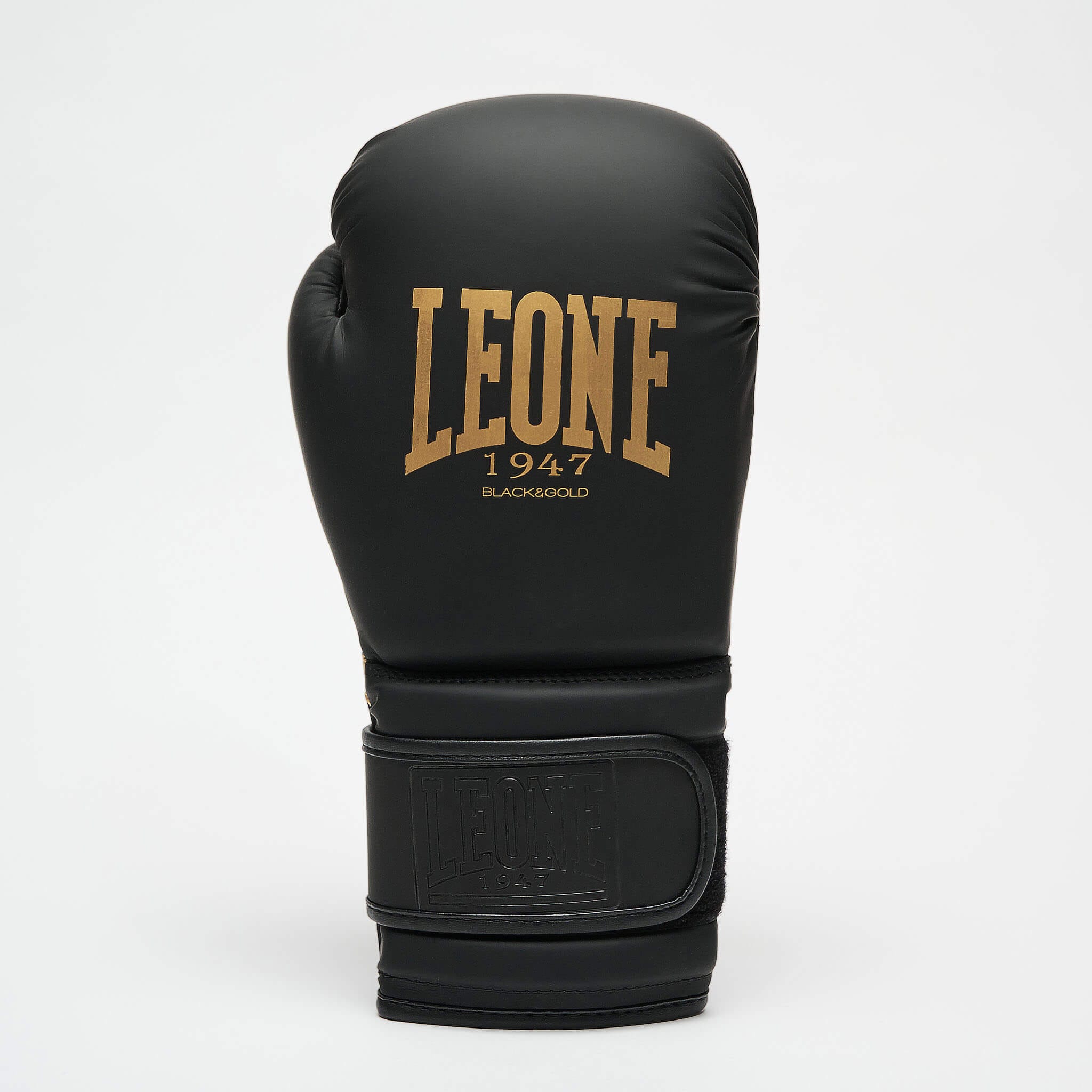 Guantoni Leone 1947 Black & Gold per allenamenti e match Boxe, Kickboxing e Muay Thai.