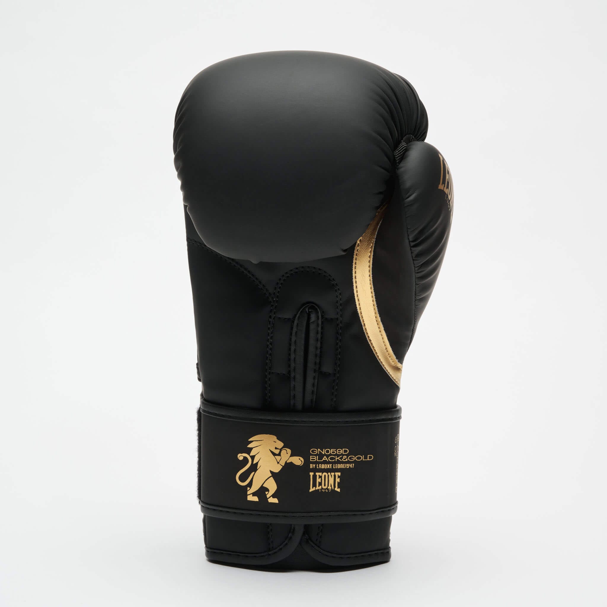 Guantoni Leone 1947 Black & Gold per allenamenti e match Boxe, Kickboxing e Muay Thai.