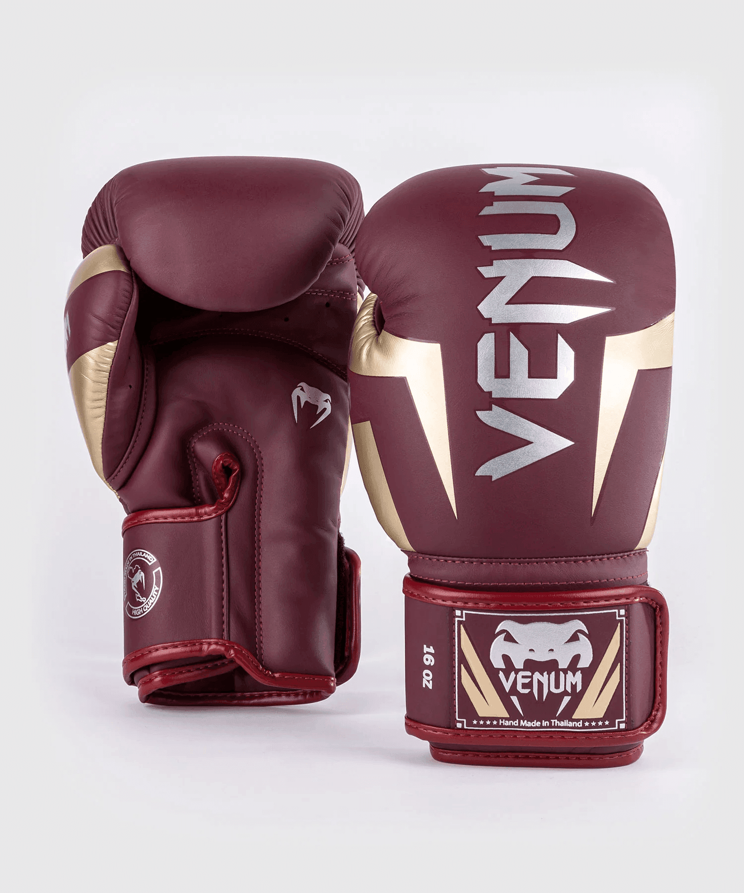 Guantoni Venum ELITE Bordeaux per allenamenti e match di Muay Thai, Kickboxing e Boxe.