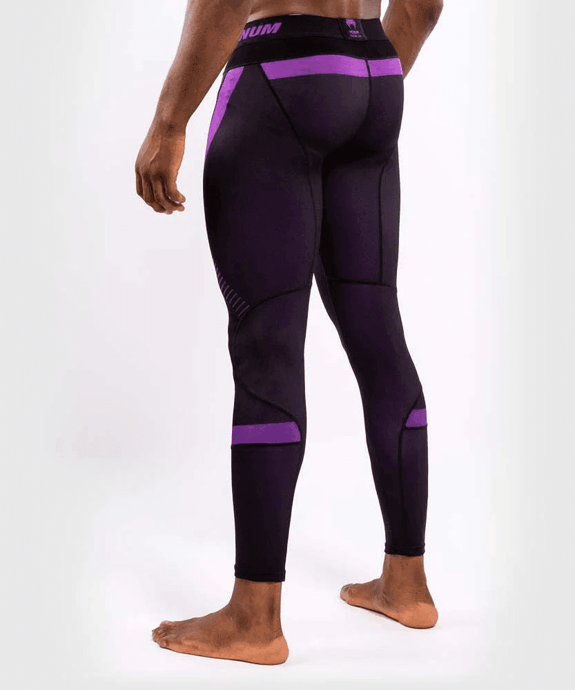 Pantaloni a compressione Venum No Gi Viola per BJJ, MMA, Grappling, Boxe, Kickboxing e Muay Thai
