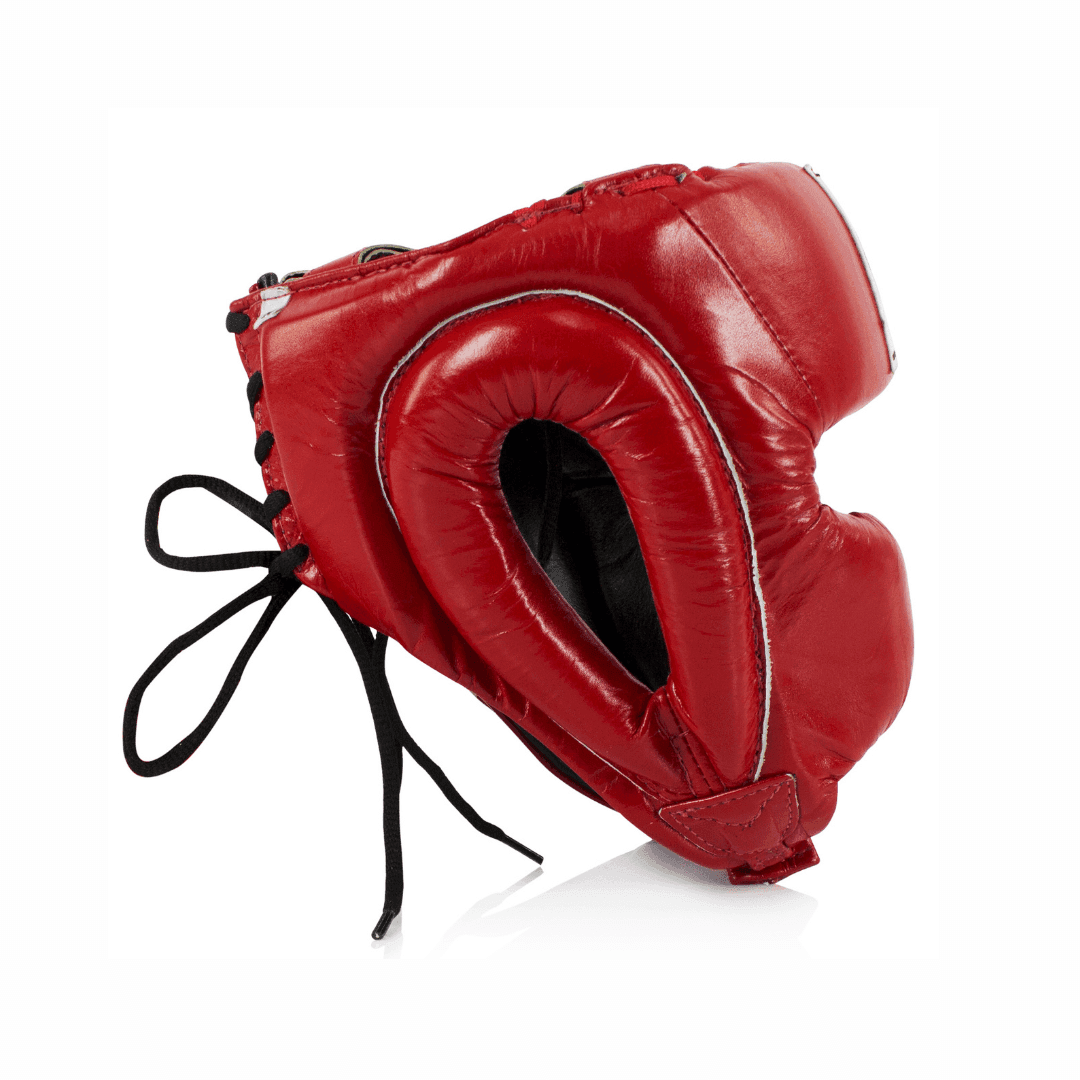 Caschetto Sparring Fairtex Mexican Style rosso per Boxe, Kickboxing e Muay Thai.