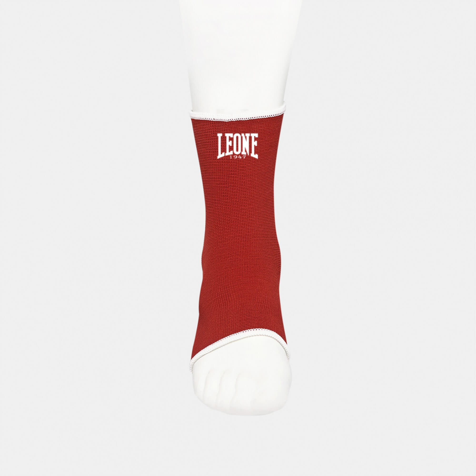 Cavigliere elastiche Leone 1947 reversibili rosso/blu per sostenere la caviglia durante gli allenamenti di Kickboxing, Muay Thai o MMA