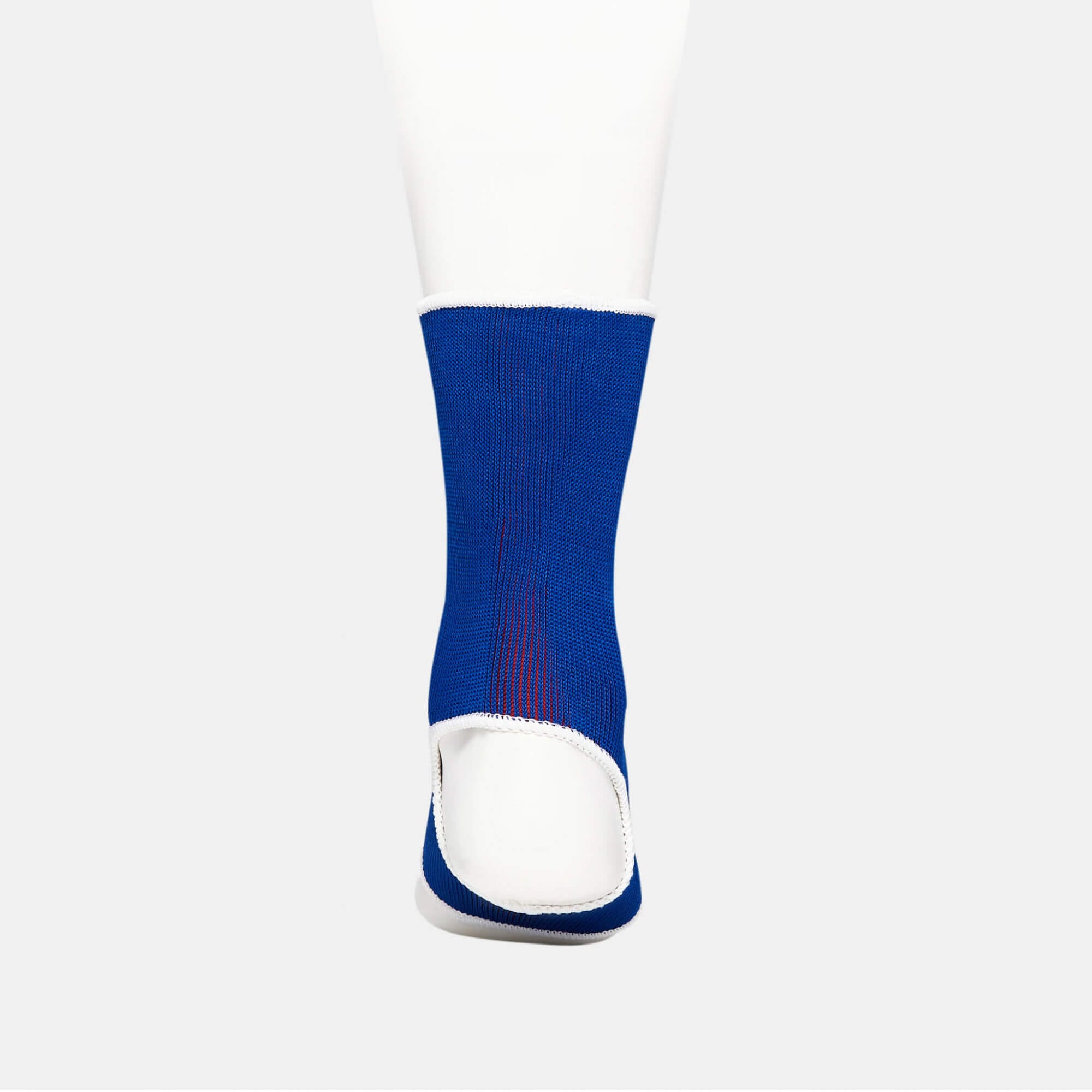Cavigliere elastiche Leone 1947 reversibili rosso/blu per sostenere la caviglia durante gli allenamenti di Kickboxing, Muay Thai o MMA