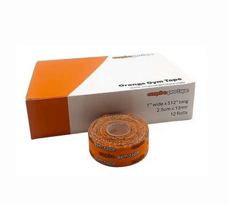 Box 12 nastri Gym Tape Fusion Arancione Empire Pro Tape per bendaggio professionale da Boxe, MMA e Sport da Combattimento