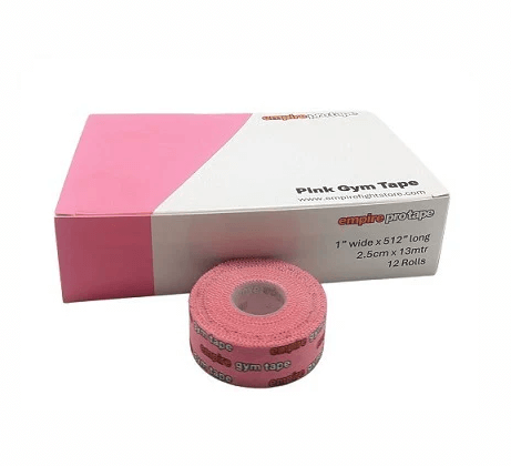 Box 12 nastri Gym Tape Fusion Rosa Empire Pro Tape per bendaggio professionale da Boxe, MMA e Sport da Combattimento