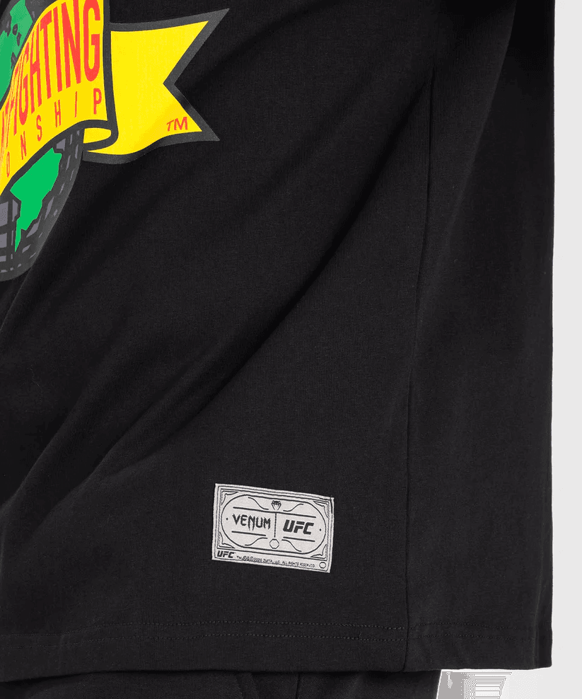 T-Shirt UFC Venum Ulti-Man nero. Logo prima edizione UFC 1 del 1993. in Cotone con logo originale UFC.