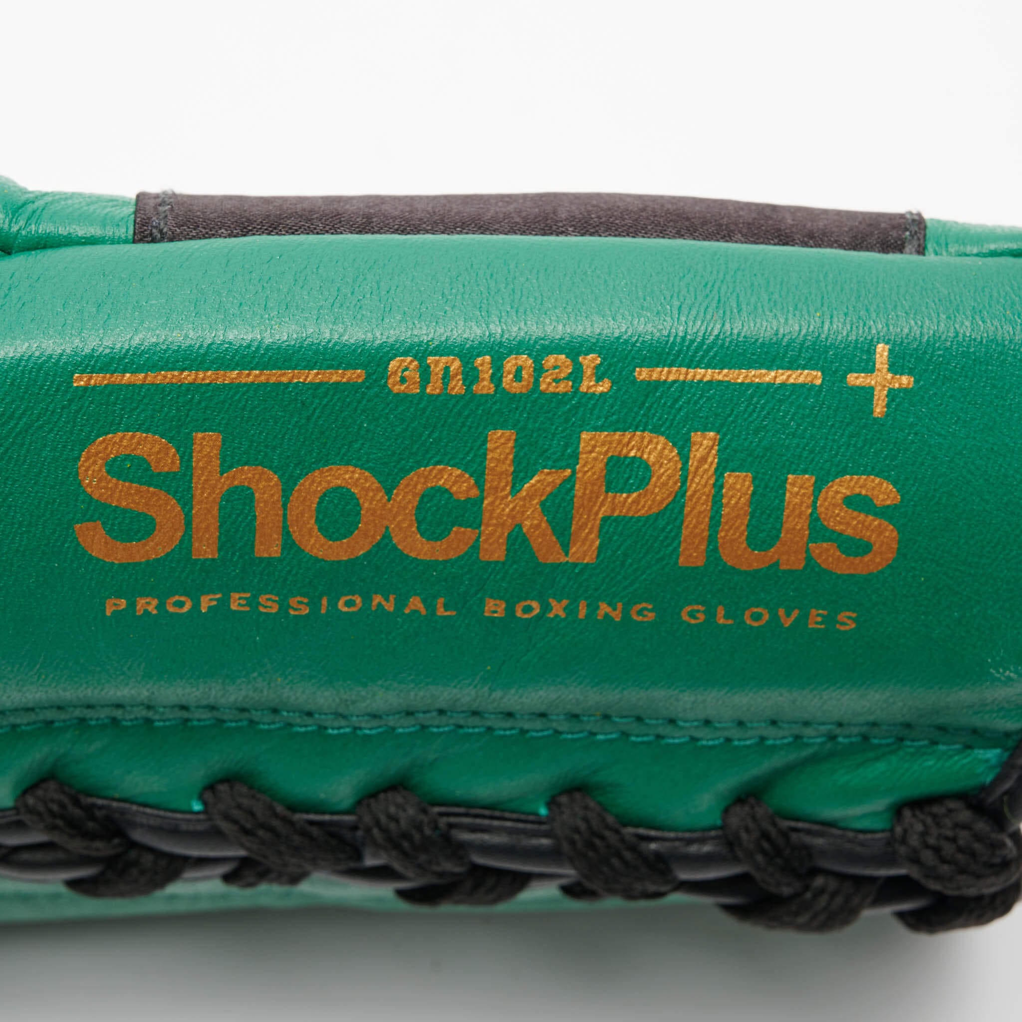 Guantoni da Boxe Leone1947 GN102L Shock Plus verde con lacci