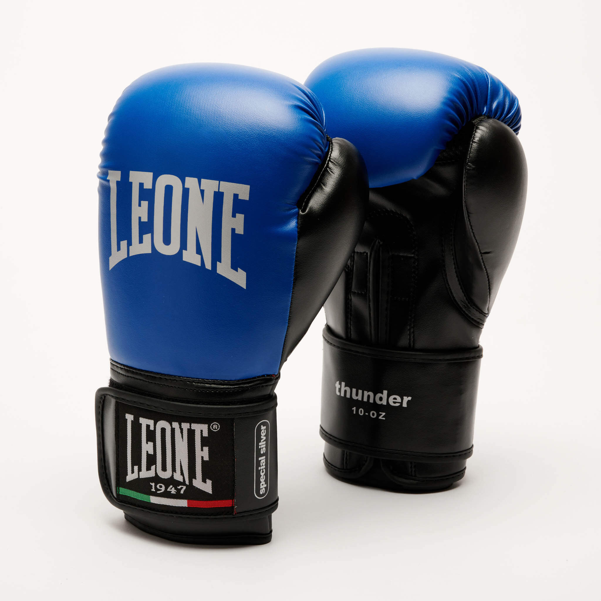 Guantoni Leone 1947 GN383 Thunder Blu per Boxe, Muay Thai e Kickboxing