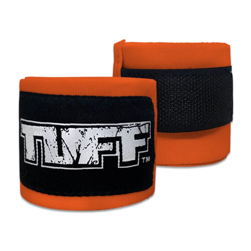 Fasce Boxe 4,5m TUFF Arancione per allenamenti e match di Pugilato, Muaythai, Kickboxing ed MMA.