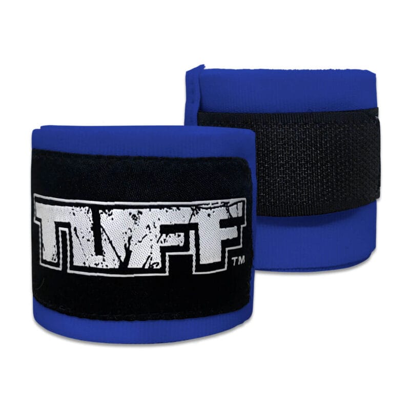 Fasce Boxe 4,5m TUFF Blu per allenamenti e match di Pugilato, Muaythai, Kickboxing ed MMA.