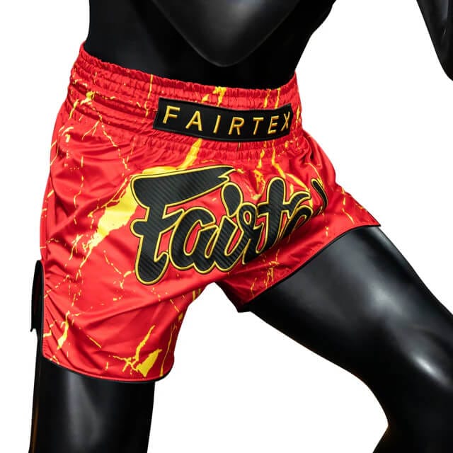 Pantaloncini Fairtex Inferno BS1946 per allenamenti e match di Muay Thai e Kickboxing, made in Thailand