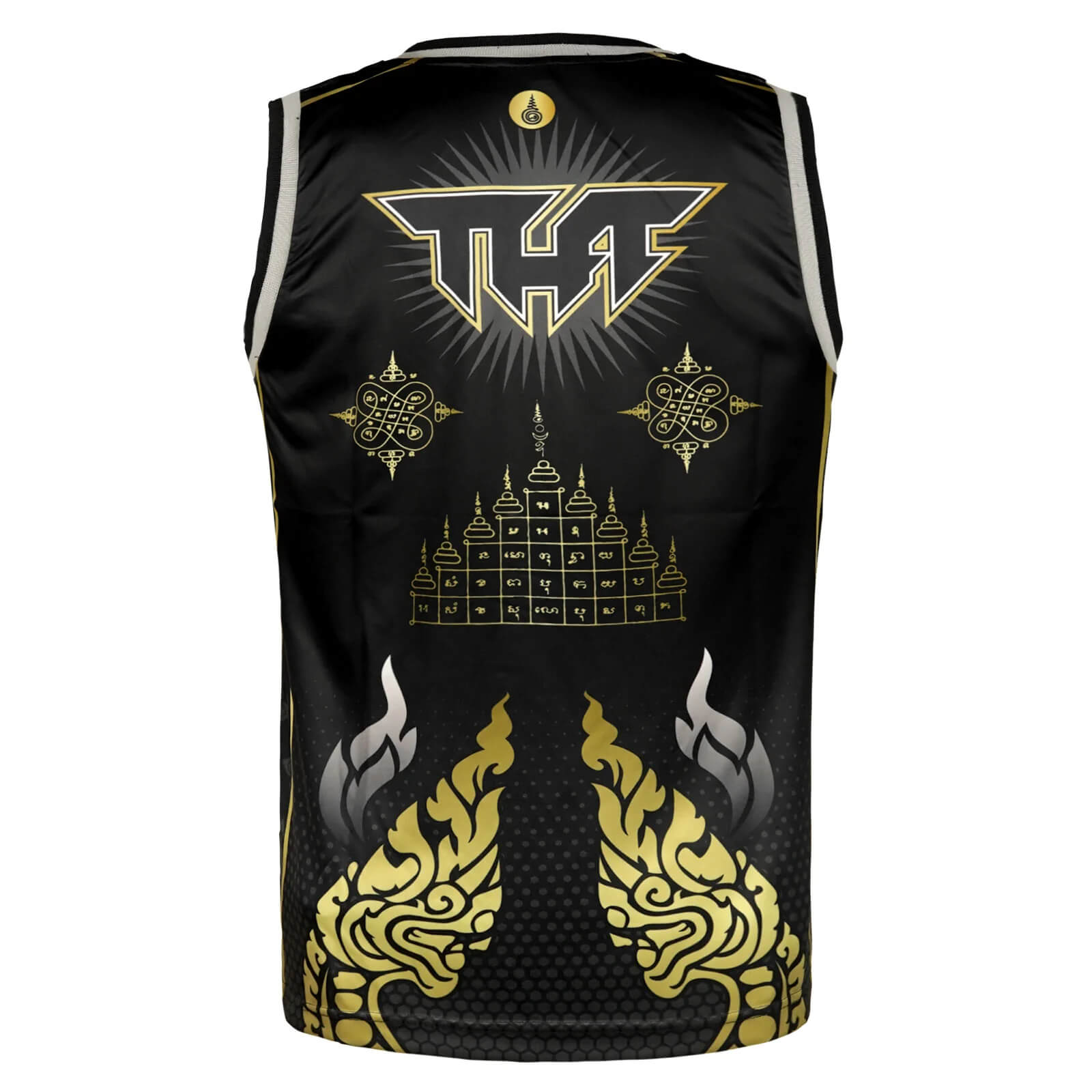 T-shirt smanicata Tuff da allenamento The King of Naga Dry Tech per allenamenti di Boxe, Kickboxing e Muay Thai. T-shirt smanicata tecnica Muay Thai, Boxe, Kickboxing