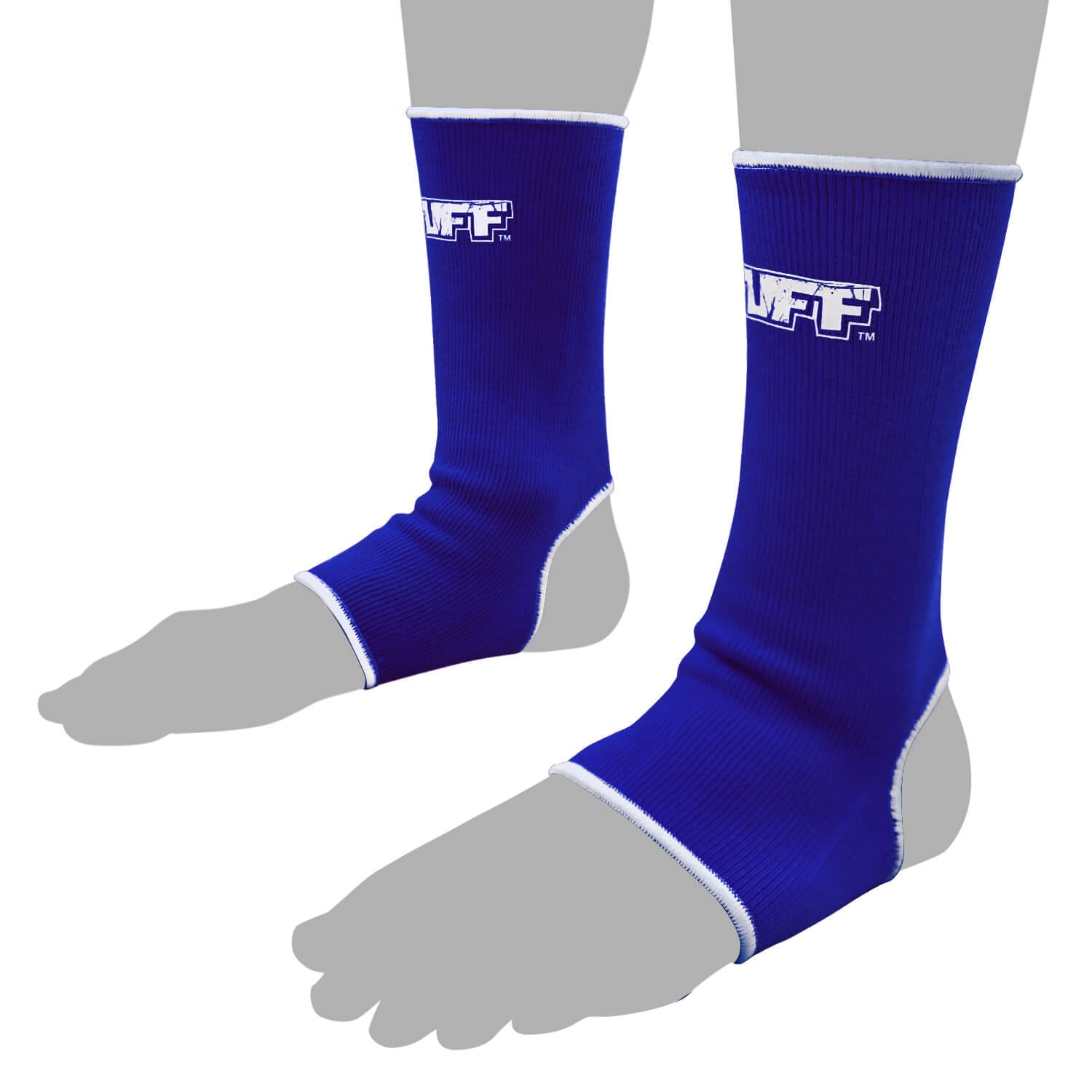 Cavigliere Tuff Blu per Muay Thai e Kickboxing,. Cavigliere per sostegno alla caviglia.