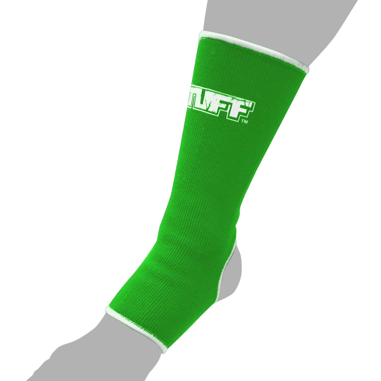 Cavigliere Tuff Verde per Muay Thai e Kickboxing,. Cavigliere per sostegno alla caviglia.