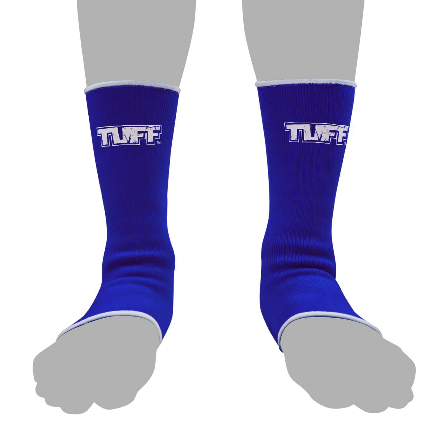 Cavigliere Tuff Blu per Muay Thai e Kickboxing,. Cavigliere per sostegno alla caviglia.