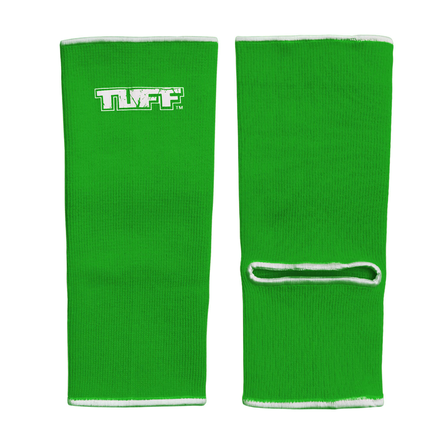 Cavigliere Tuff Verde per Muay Thai e Kickboxing. Cavigliere per sostegno alla caviglia.