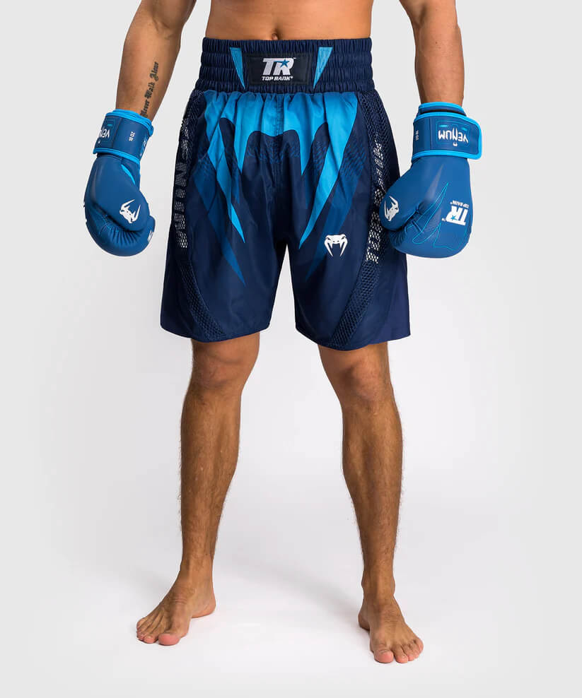 Pantaloncini Boxe Venum x TOP RANK Original Blu. Pantaloncini da Pugilato VENUM X TOP RANK.