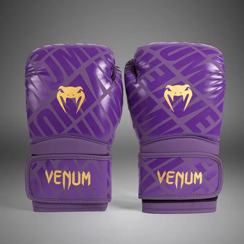 Guantoni Venum Contender 1.5 XT Viola per Muay Thai, Kickboxing e Pugilato. Guantoni 10 oz per allenamenti e match. Guantoni Basic per amatori.