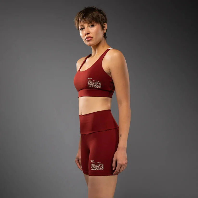 Top Sportivo Donna Venum Serpenti Borgogna-Avorio