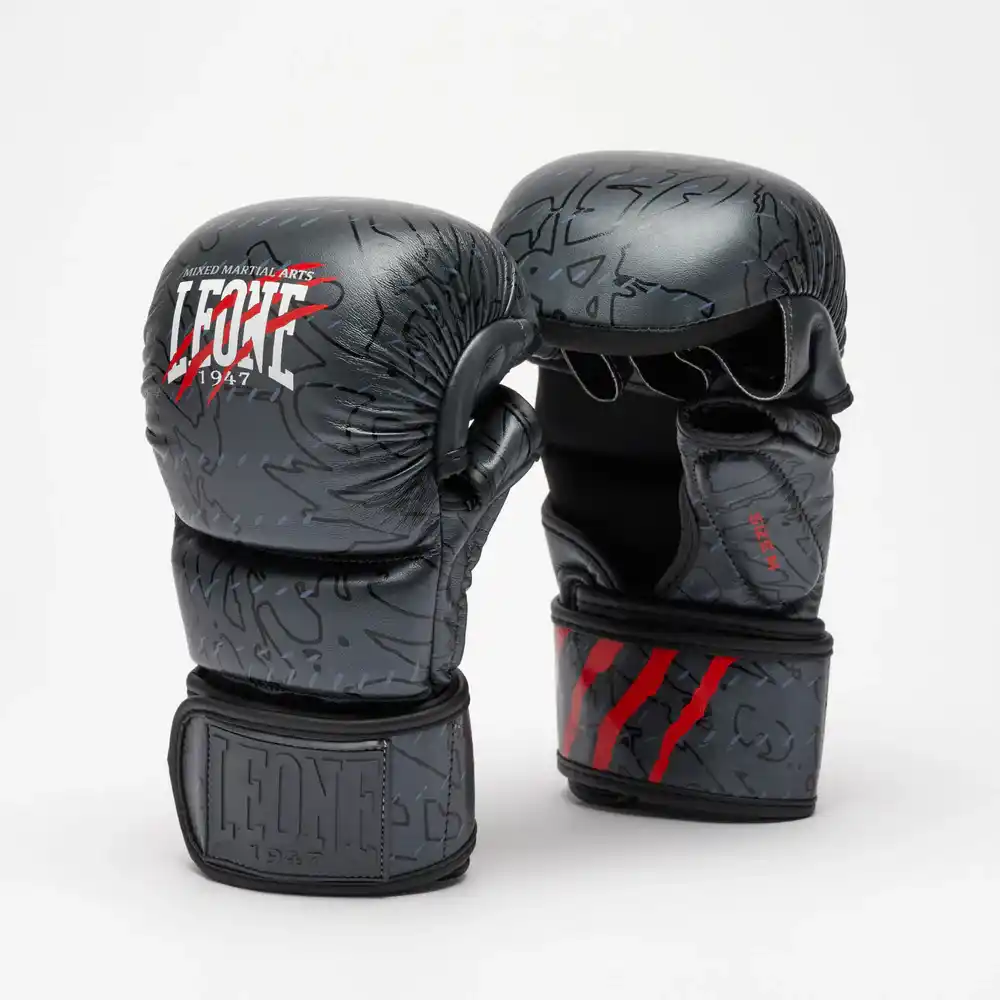 Guanti Sparring MMA Leone 1947 Primal Instinct Nero GP116 per allenamenti e match amatoriali di MMA.
